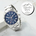Montre homme personnalisée acier – cadeau élégant et unique