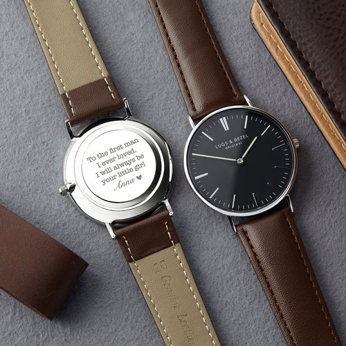 Montre homme personnalisée – cadeau élégant et unique