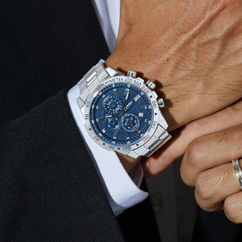 Montre homme personnalisée acier – cadeau élégant et unique