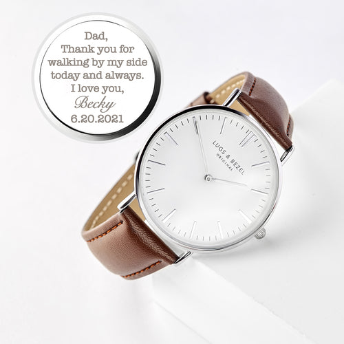 Montre homme personnalisée – cadeau élégant et unique