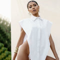 Body chemise femme blanc – élégance et tendance